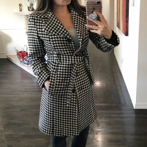 Anne Klein XS houndstooth peacoat 🧥